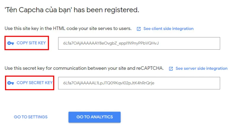 Bảo mật Website WordPress hiệu quả bằng các phương pháp tốt nhất 91 Copy Site Key và Secret Key