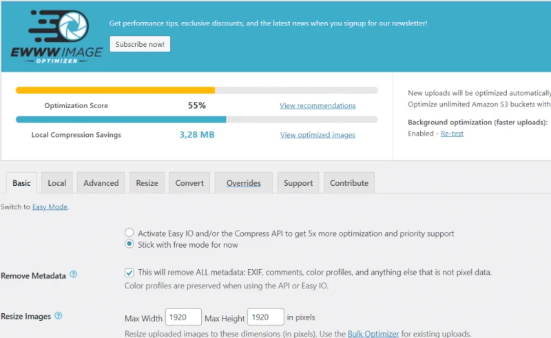 EWWW - Top #1 Plugin Nén ảnh miễn phí Tốt nhất cho WordPress 6 Tải EWWW Plugin 4