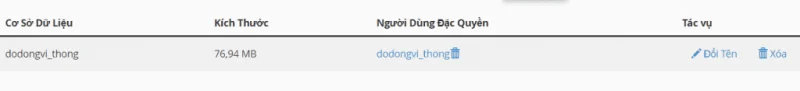Hướng dẫn sao lưu và phục hồi dữ liệu Website WordPress 59 Xóa CSDL cũ